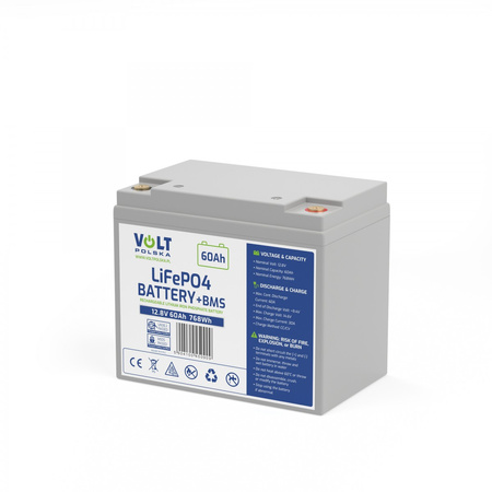 Akumulator Volt Polska Lifepo4 60Ah 60A 12V