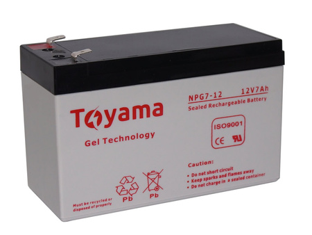 Akumulator TOYAMA NPG 7Ah 12V